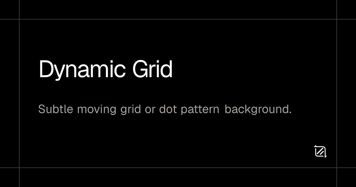 Dynamic Grid | framecn